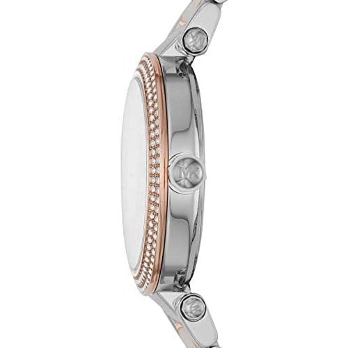 Michael Kors Ladies Parker Rose Gold/Silver Stainless Watch - MK6301 - Image 2